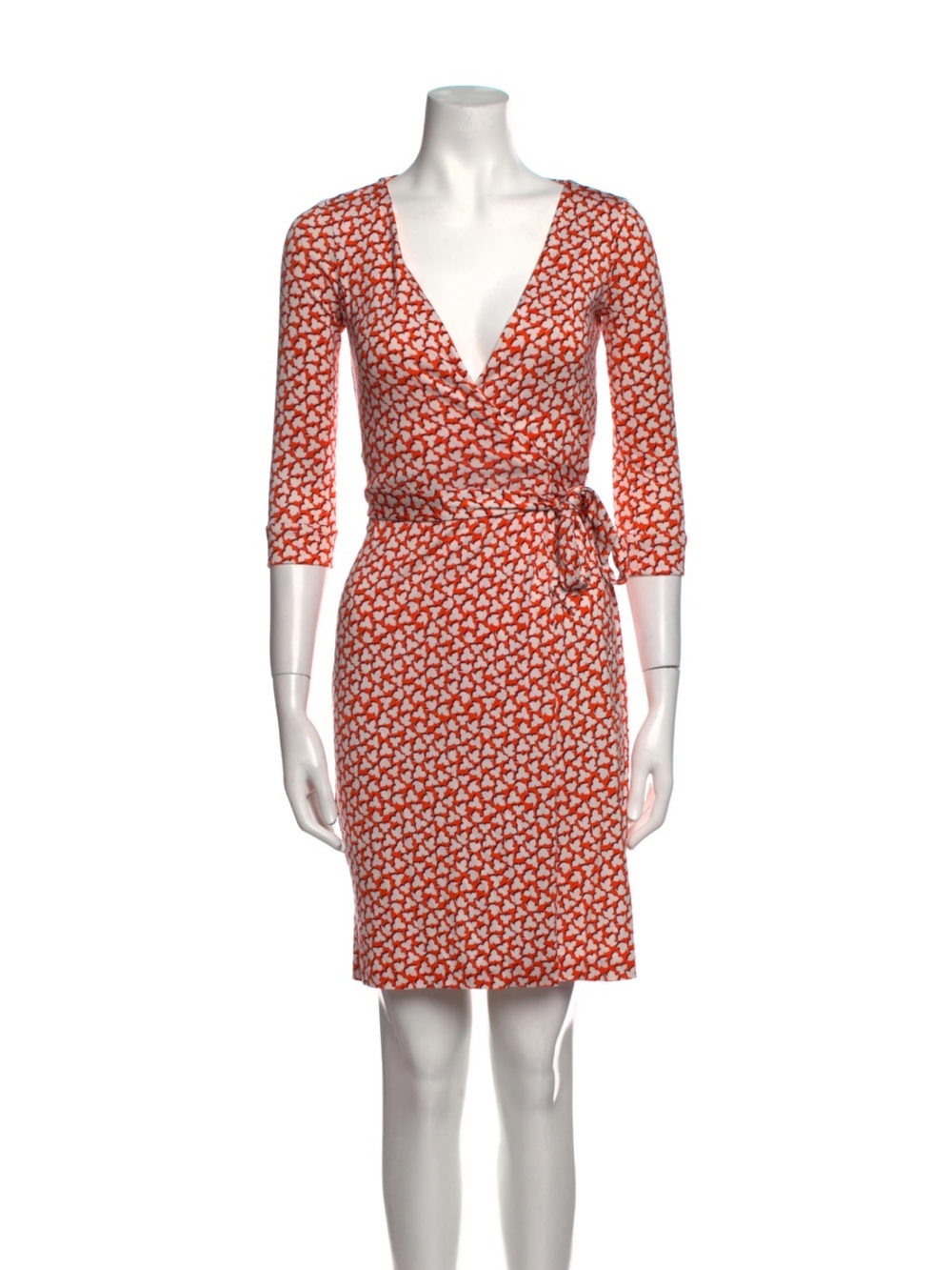 DVF • Print Wrap Midi Dress